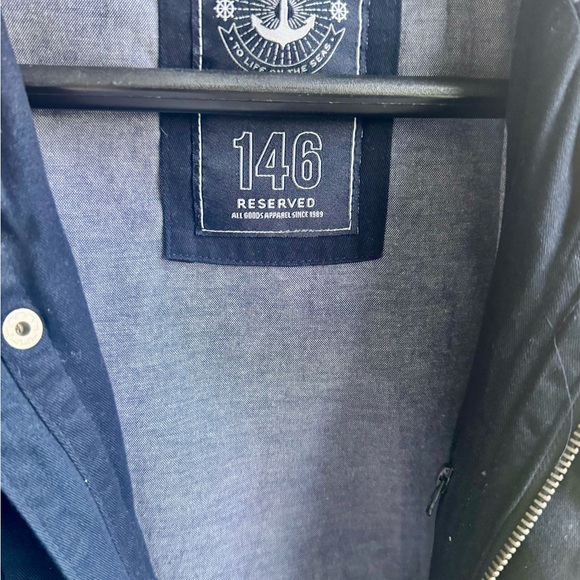 New jacket for boys, size 146cm. Dark blue, brand “Reserved”. Fall jacket - Picture 15 of 15